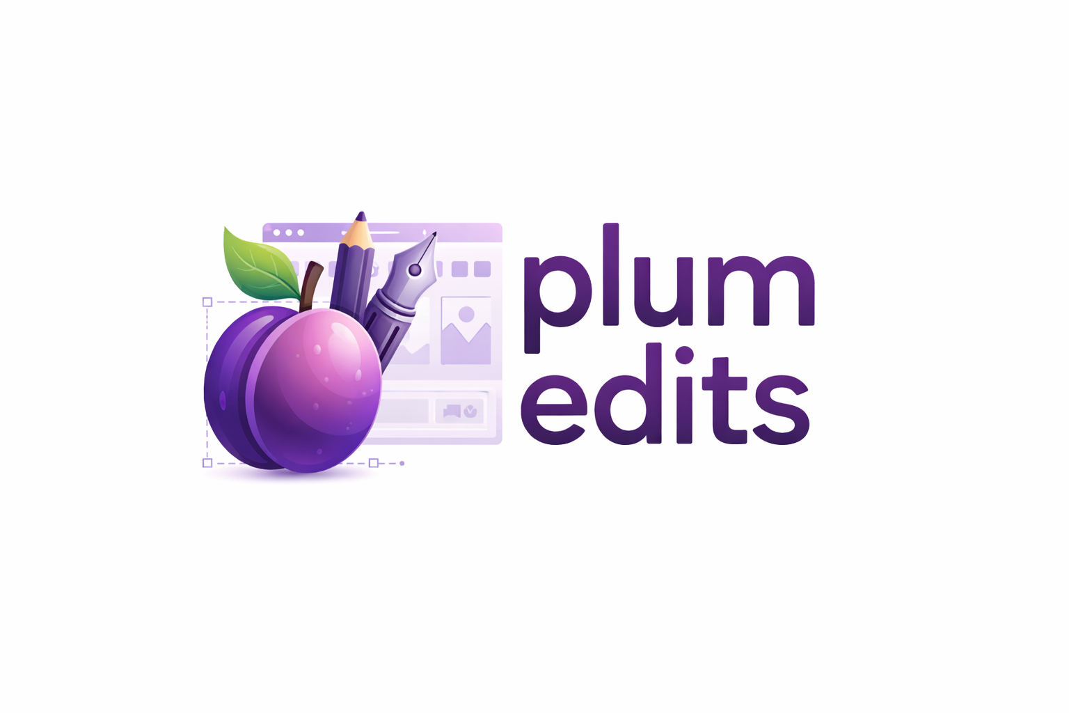 Plum Edits Logo